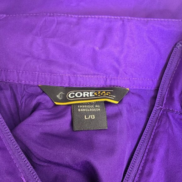 Mens Purple NFL Draft 2022 Lightweight Jacket Large Water Resistant JJ3859 - Picture 6 of 12